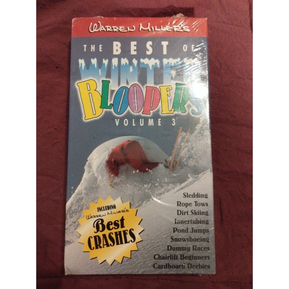 Warren Miller's The Best Of Winter Bloopers Vol 3 Sealed VHS